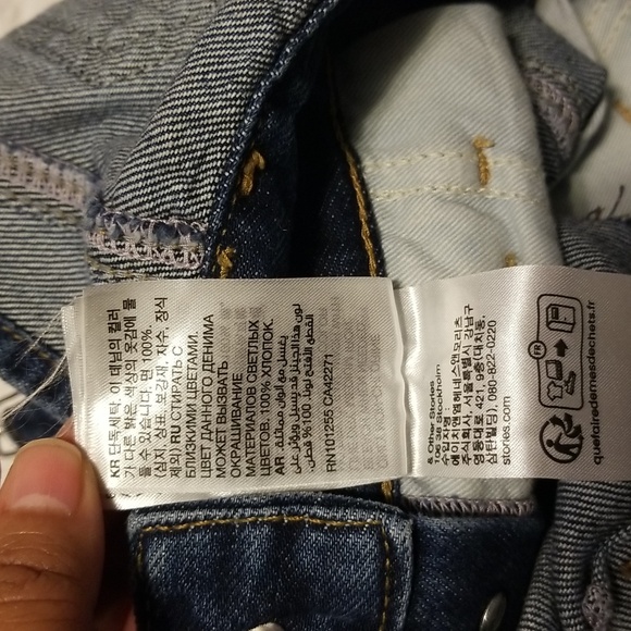 Other & Stories Denim Overalls Color Blue Size 0 - Picture 16 of 16